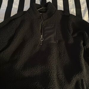 Sherpa pull over zip up